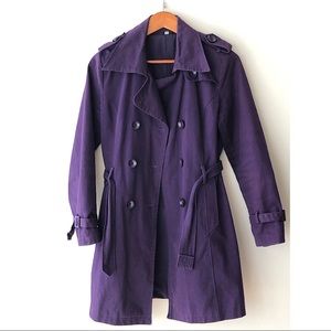 Trench Coat Purple